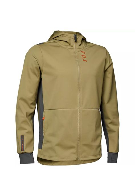 Chaqueta Moto Defend Drive Windblock Zip Cafe Fox-0