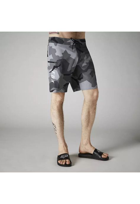 Traje de Baño Lifestyle Overhead 18" Camo Negro Fox-0