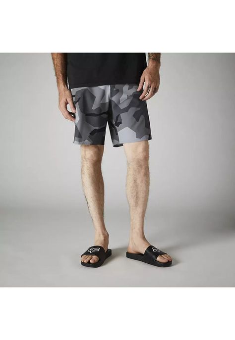 Traje de Baño Lifestyle Overhead 18" Camo Negro Fox-4
