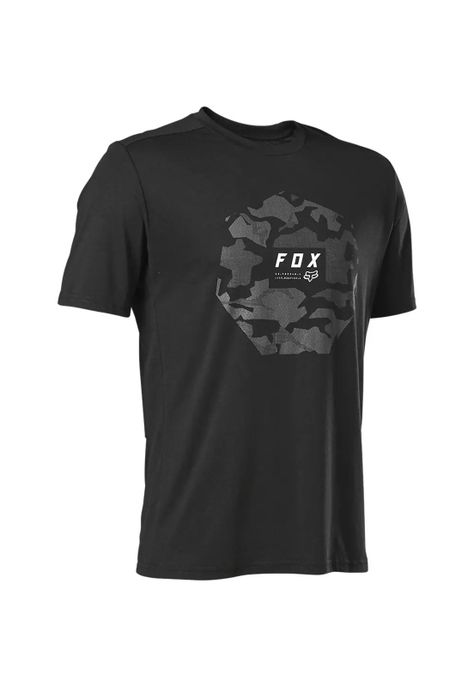 Polera Bicicleta Ranger Moth Drirelease® Negro Fox-0