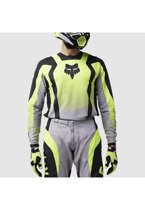 Polera Moto 180 Lean Amarillo Fox-2