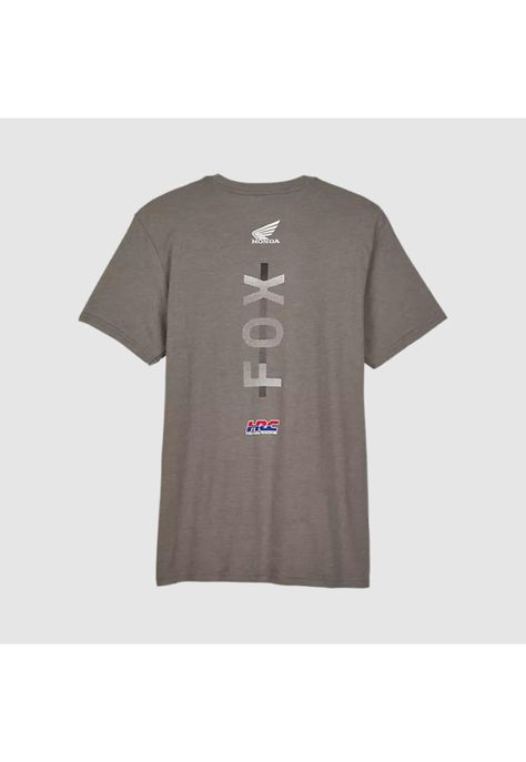 Polera Lifestyle Fox x Honda II Gris Fox-1