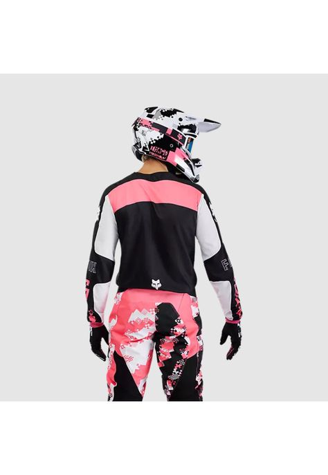 Polera Moto 180 Digi Image Negro Fox-3