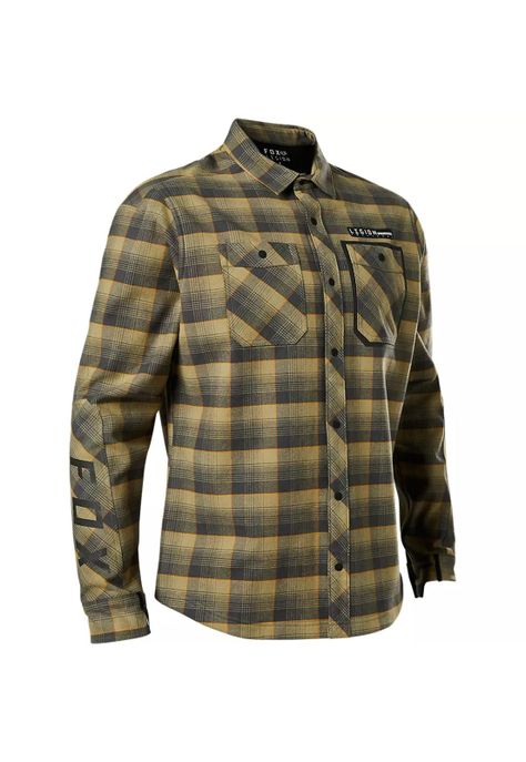 Camisa Moto Defend Drive Windbloc® Café Fox-0