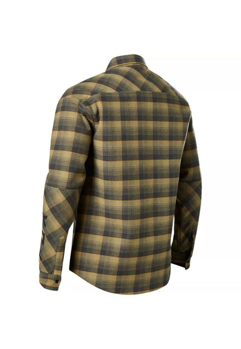Camisa Moto Defend Drive Windbloc® Café Fox-2