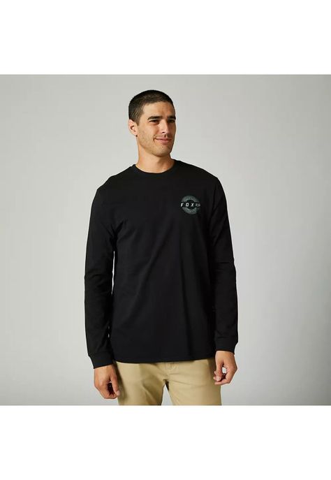 Polera Lifestyle Proximah Manda Larga Negro Fox-0