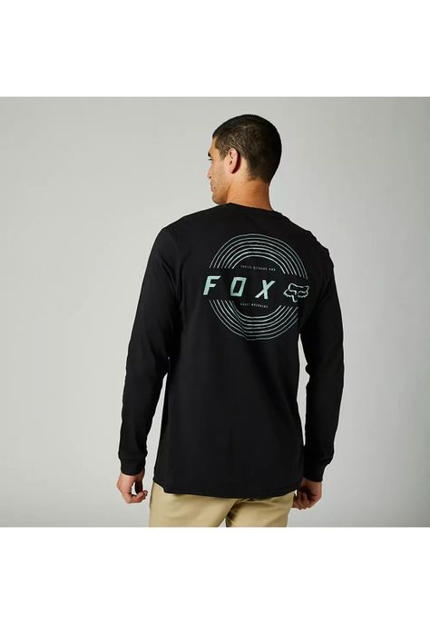 Polera Lifestyle Proximah Manda Larga Negro Fox-1
