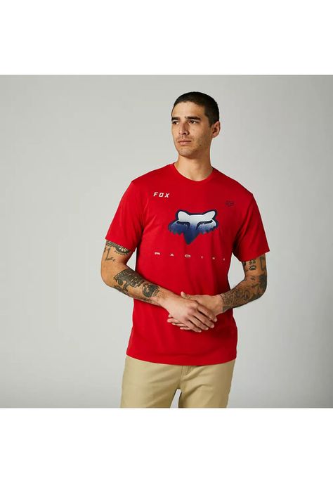 Polera Lifestyle Rkane Head Rojo Fox-2