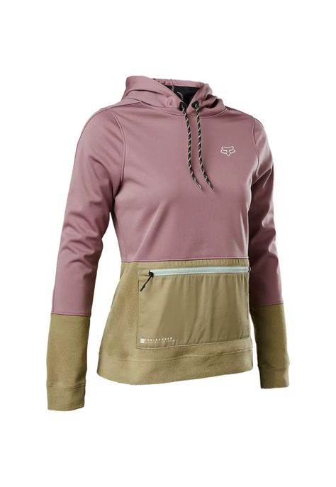 Poleron Bicicleta Mujer Ranger Windbloc® Morado/Beige Fox-0