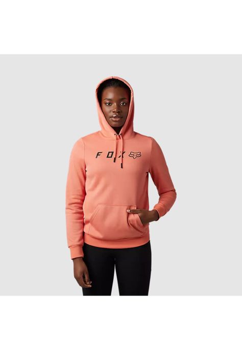 Poleron Lifestyle Mujer Absolute con Capucha Salmon Fox-2
