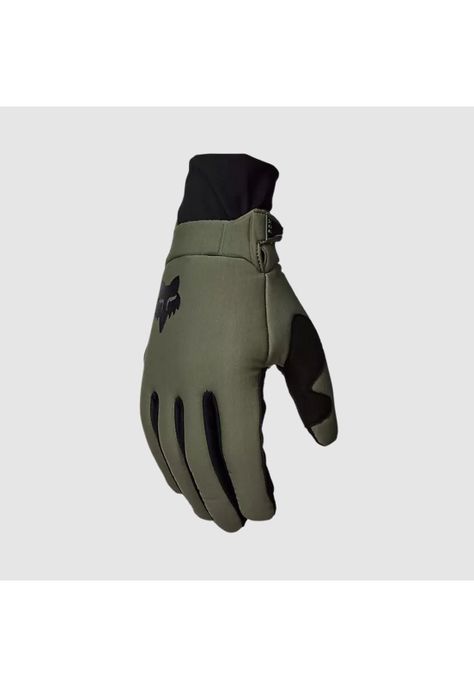 Guantes Moto Legion Drive Thermo Verde Fox-0