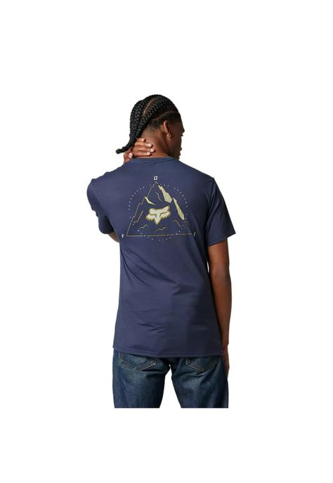 Polera Lifestyle Finisher Drirelease® Azul Fox-2