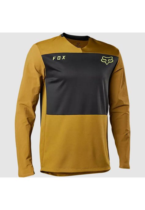Polera Moto Defend Offroad Camel Fox-0