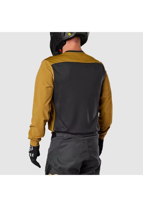 Polera Moto Defend Offroad Camel Fox-2
