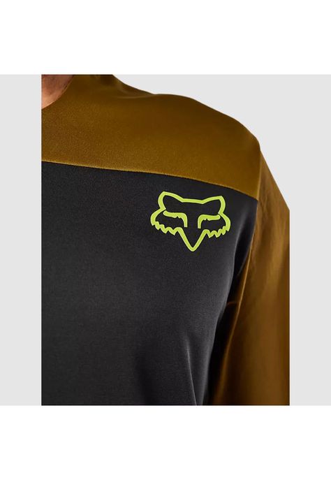 Polera Moto Defend Offroad Camel Fox-4