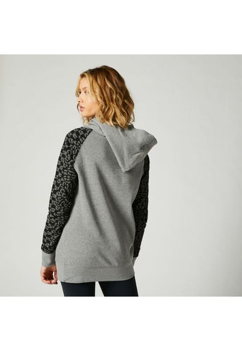 Poleron Lifestyle Mujer Society Gris Fox-1