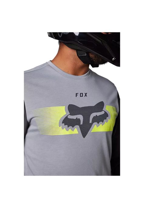 Polera Moto Ranger Offroad Gris Fox-3