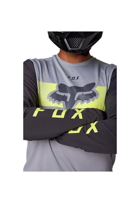 Polera Moto Ranger Offroad Gris Fox-4