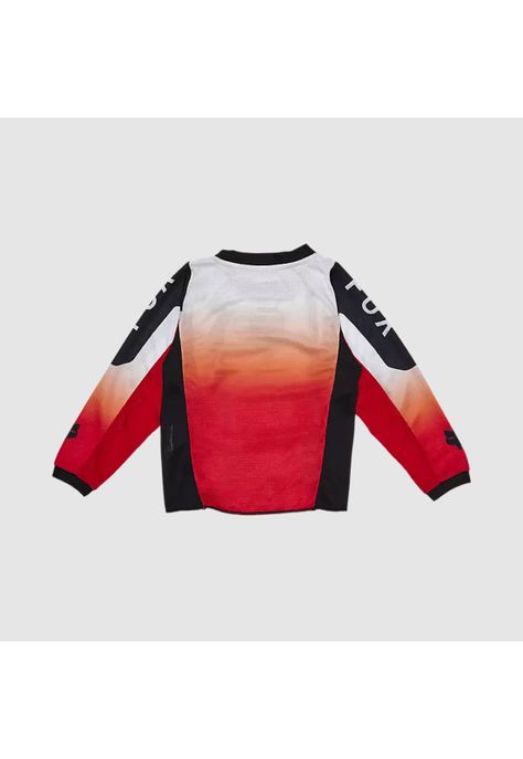 Polera Moto Infantil 180 Lean Rojo Fox-1