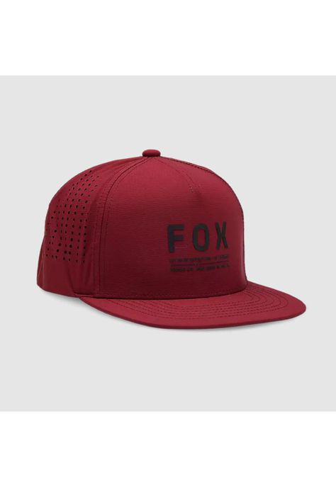 Gorro Jockey Lifestyle Non Stop Tech Snapback Rojo Fox-0