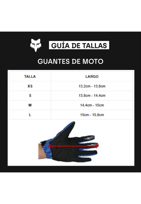 Guantes Moto Niño 180 Race Spec Rojo Fox-2