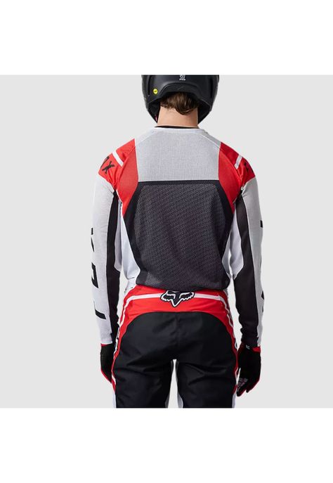 Polera Moto Airline Sensory Rojo Fox-2