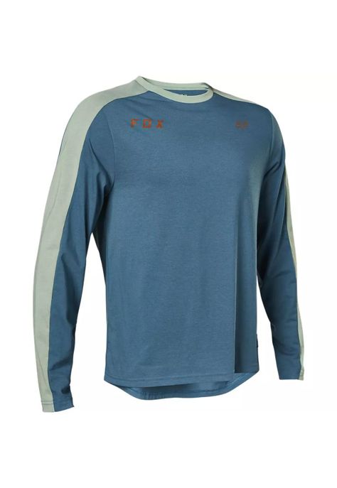 Polera Bicicleta Ranger Drirelease® Slide Mid Azul Fox-0