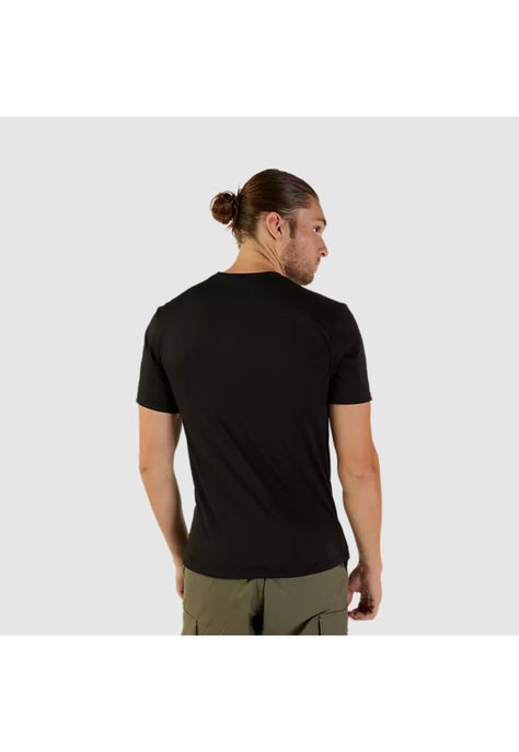 Polera Lifestyle Wordmark Negro Fox-1