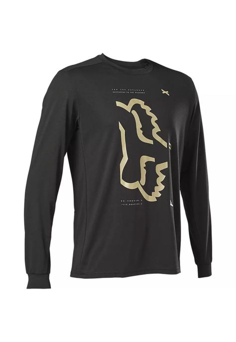 Polera Bicicleta Ranger Drirelease® Negro Fox-0
