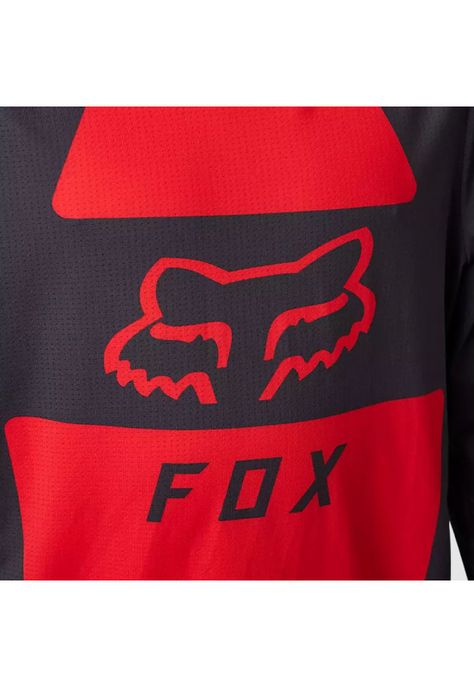 Polera Moto Niño Ranger Drive Krux SXS Con Cuello Rojo Fox-7