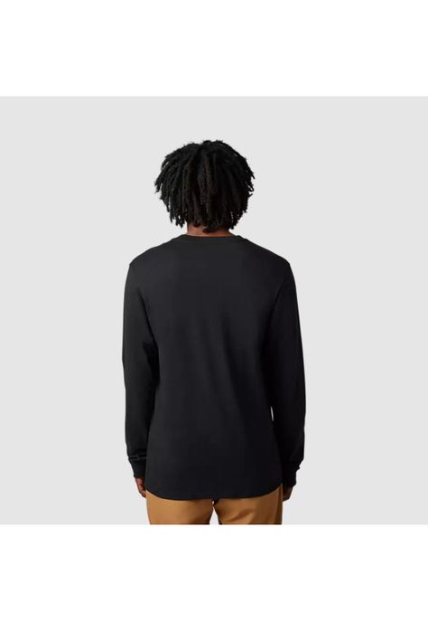 Polera Lifestyle Kawasaki Premium Manga Larga Negro Fox-1