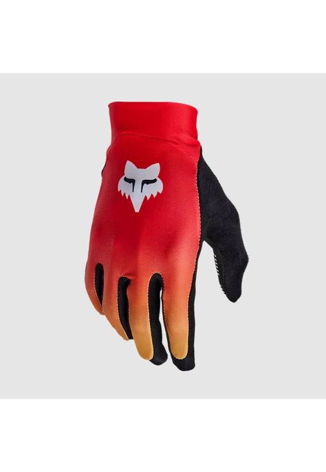 Guantes Bicicleta Flexair Race Rojo/Naranjo/Negro Fox-0