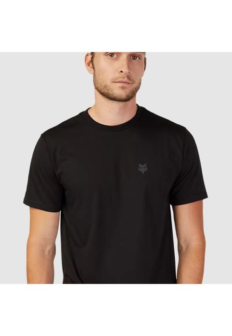 Polera Lifestyle Forums Negro Fox-2