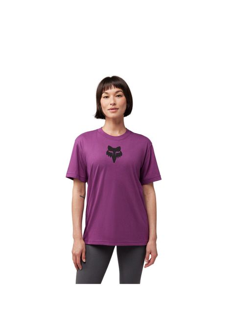 Polera Lifestyle Mujer Head Morado Fox-0