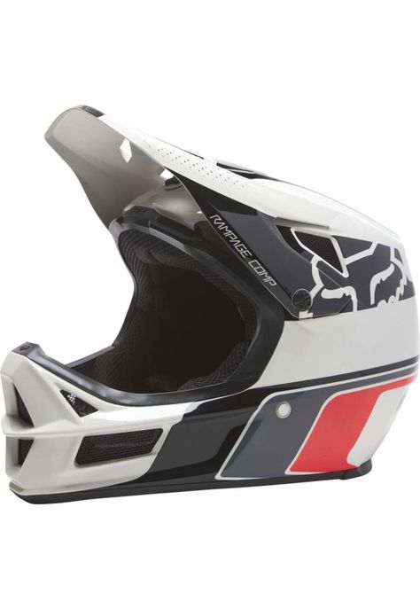 Casco Bicicleta Rampage Comp DRTSRFR Gris/Negro Fox-1