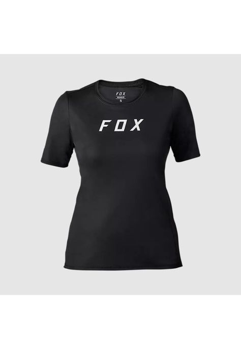 Polera Bicicleta Mujer Ranger Moth Negro Fox-0
