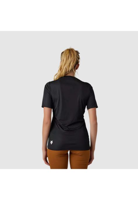 Polera Bicicleta Mujer Ranger Moth Negro Fox-2