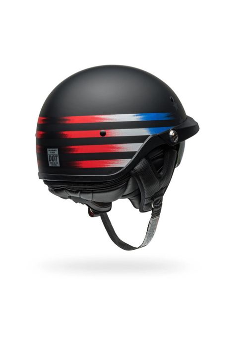 Casco Moto Pit Boss Negro/Rojo Bell-7