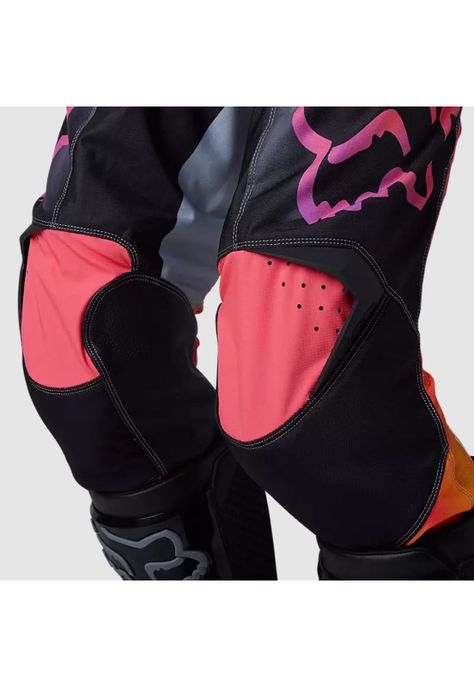 Pantalon Moto 180 Statk Gris/Negro/Rosado Fox-4