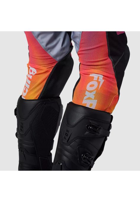 Pantalon Moto 180 Statk Gris/Negro/Rosado Fox-5