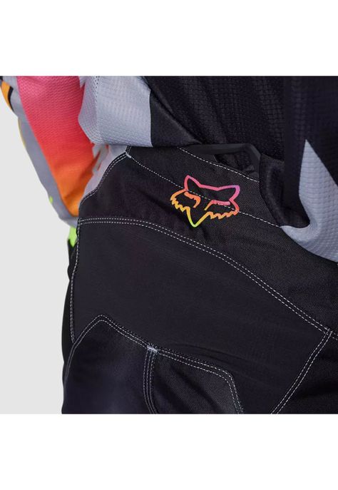 Pantalon Moto 180 Statk Gris/Negro/Rosado Fox-6