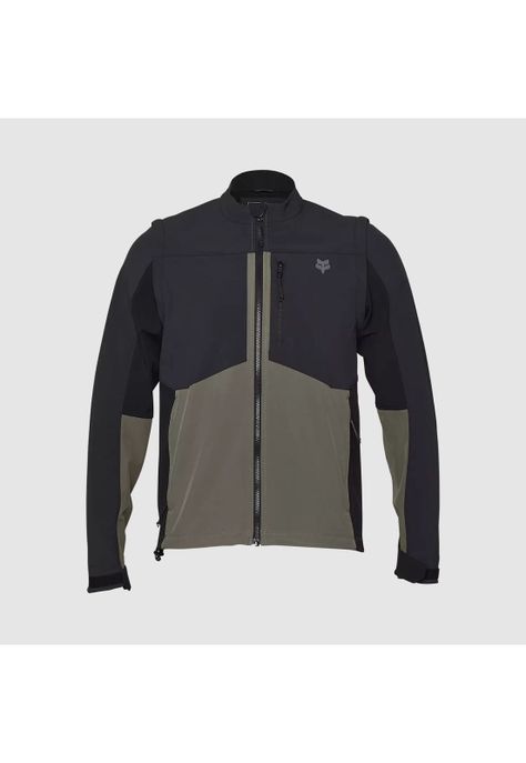 Chaqueta Moto Ranger Off-Road Softshell Negro/Cafe Fox-0