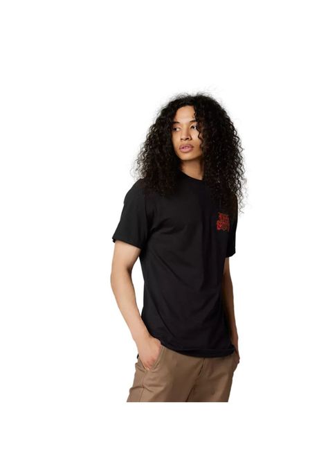 Polera Lifestyle Colel Negro Fox-0