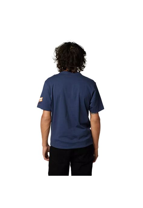 Polera Lifestyle Fgmnt Azul Fox-2