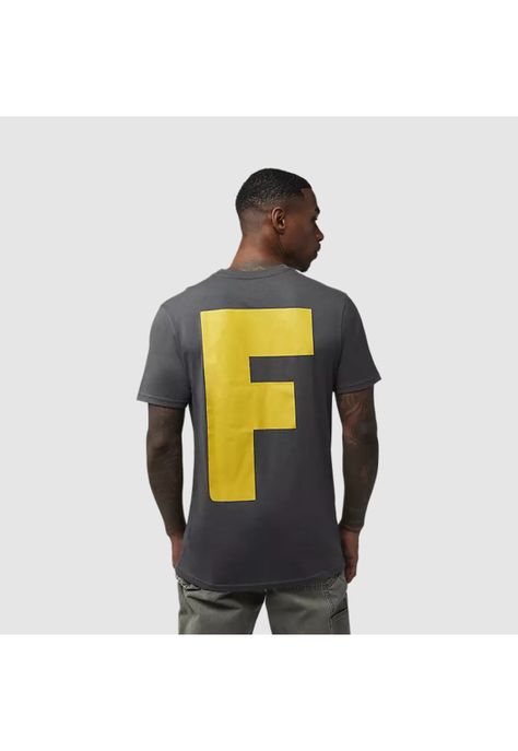Polera Lifestyle Big F Premium Gris Fox-3