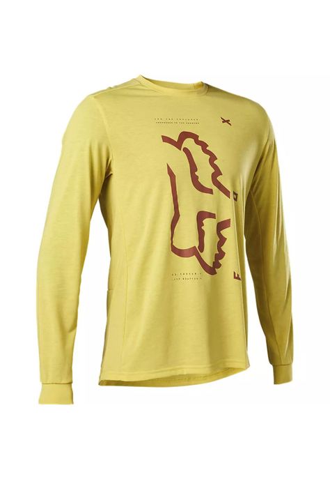 Polera Bicicleta Ranger Drirelease® Amarillo Fox-0