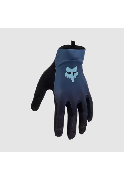 Guantes Bicicleta Flexair Race Azul Acero Fox-0
