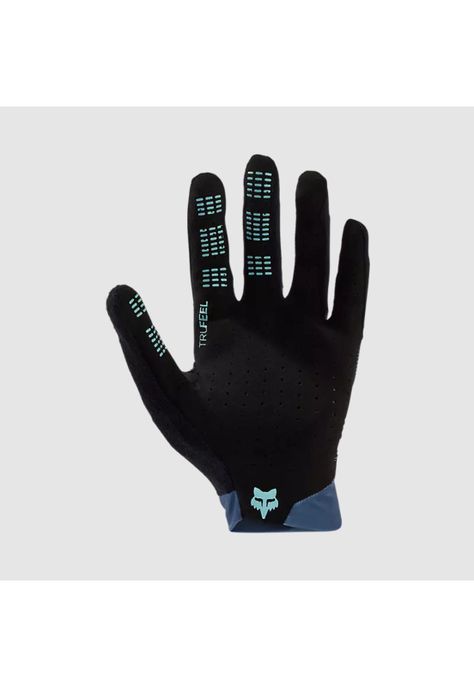 Guantes Bicicleta Flexair Race Azul Acero Fox-1