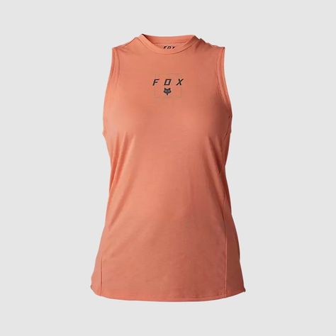 Polera Bicicleta Mujer Ranger Drirelease® Sin Mangas Salmon Fox-0
