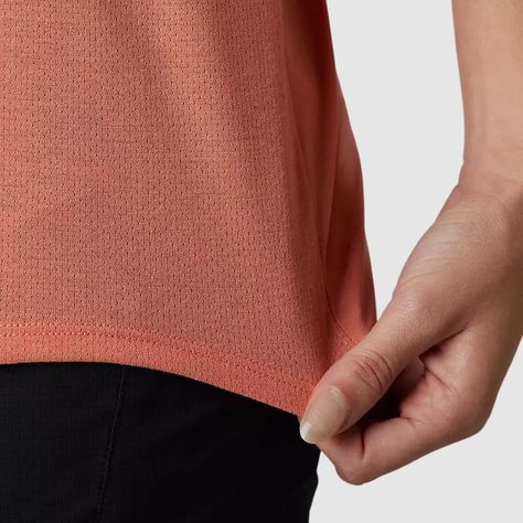 Polera Bicicleta Mujer Ranger Drirelease® Sin Mangas Salmon Fox-3